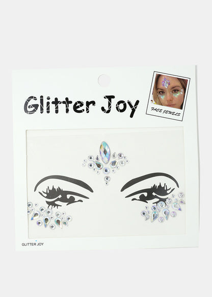 Adhesive Festival Face Jewels