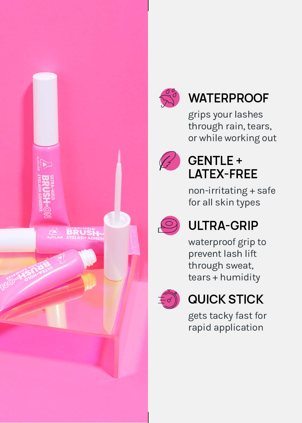 a2o Lab Ultra-Hold Brush-On Eyelash Adhesive