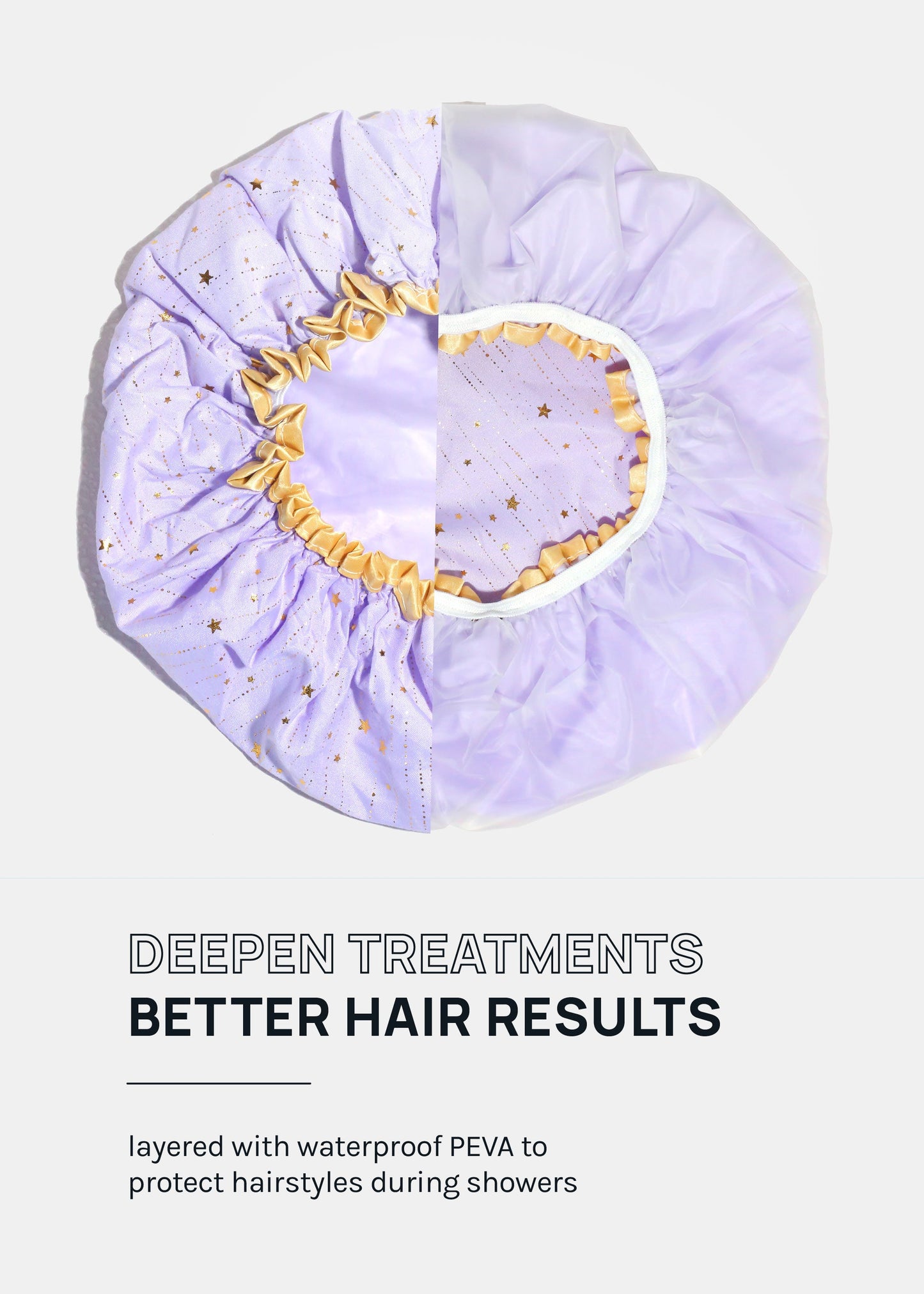 a2o Lab Double-Lined Waterproof Shower Cap