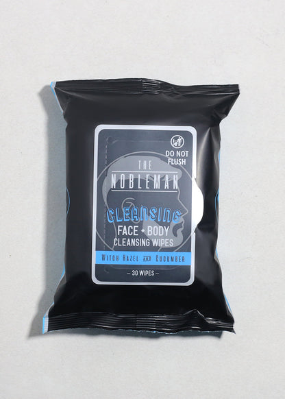 The Nobleman Active Face + Body Cleansing Wipes