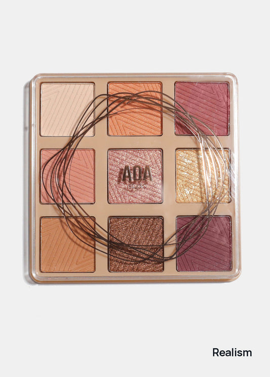 AOA Colorful Canvas 9 Color Eyeshadow Palette