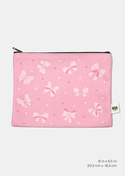 AOA Canvas Bag - Coquette Bows