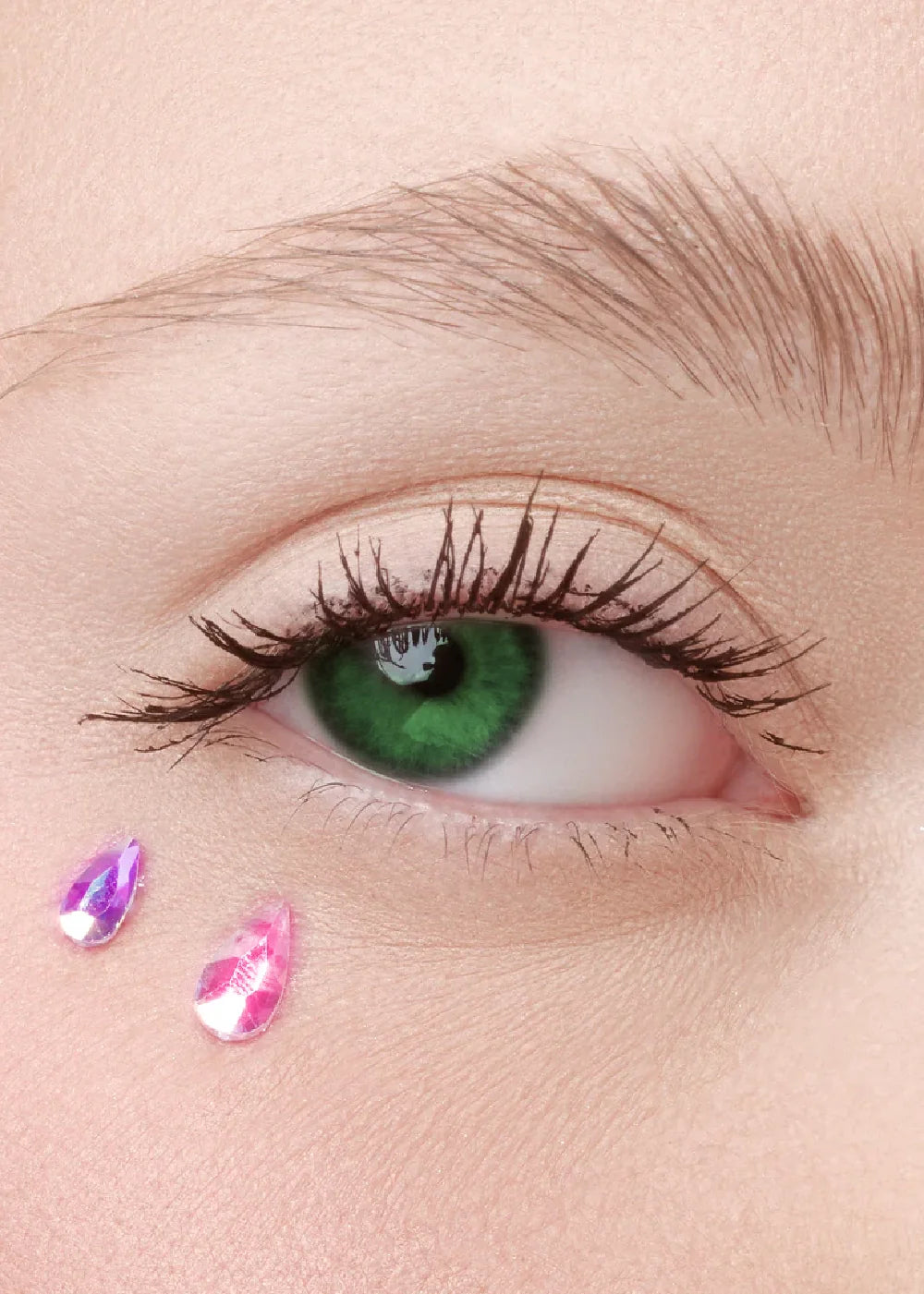 Teardrop Face Gem Stickers