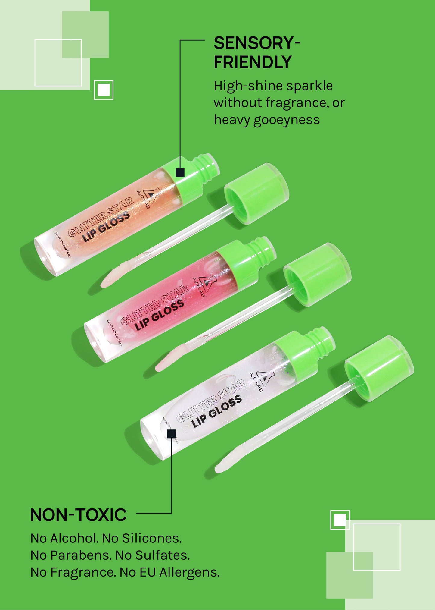 a2o Lab Glitter Star Lip Gloss