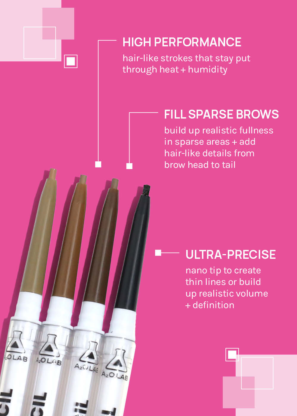 a2o Lab Nano Brow Pencil