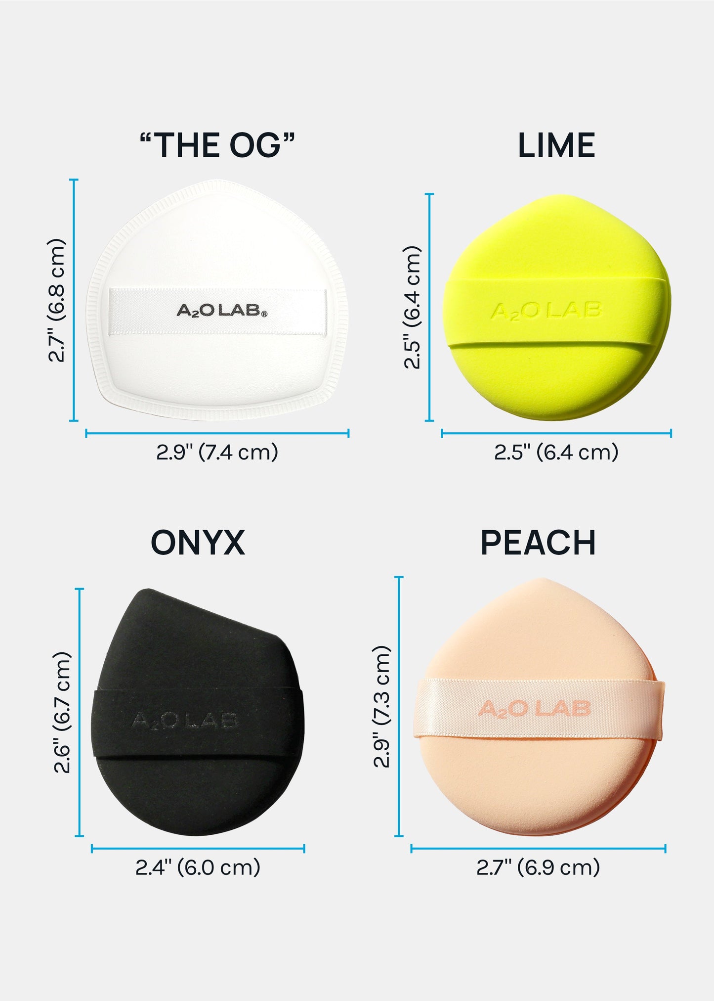 a2o Lab Silky Cloud Sponge – Onyx