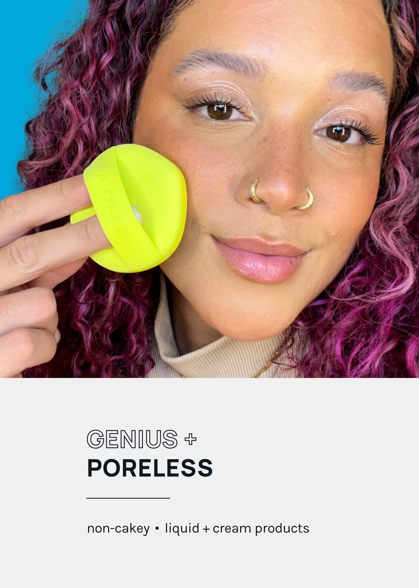 a2o Lab Silky Cloud Sponge – Lime