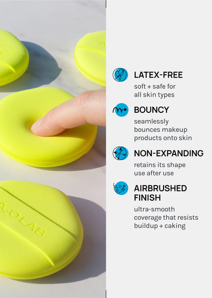a2o Lab Silky Cloud Sponge – Lime