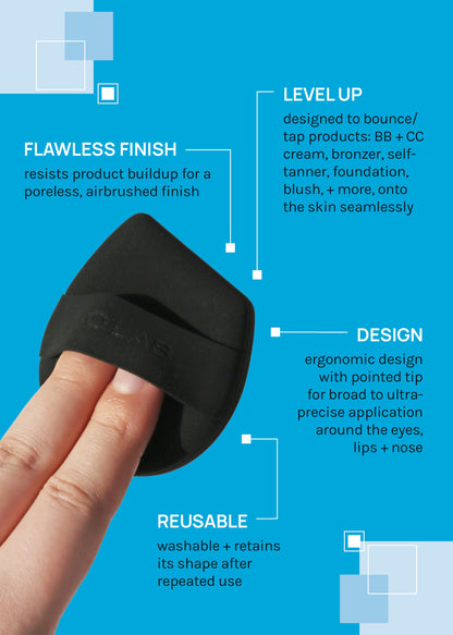 a2o Lab Silky Cloud Sponge – Onyx