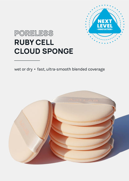 a2o Lab Silky Cloud Sponge – Peach