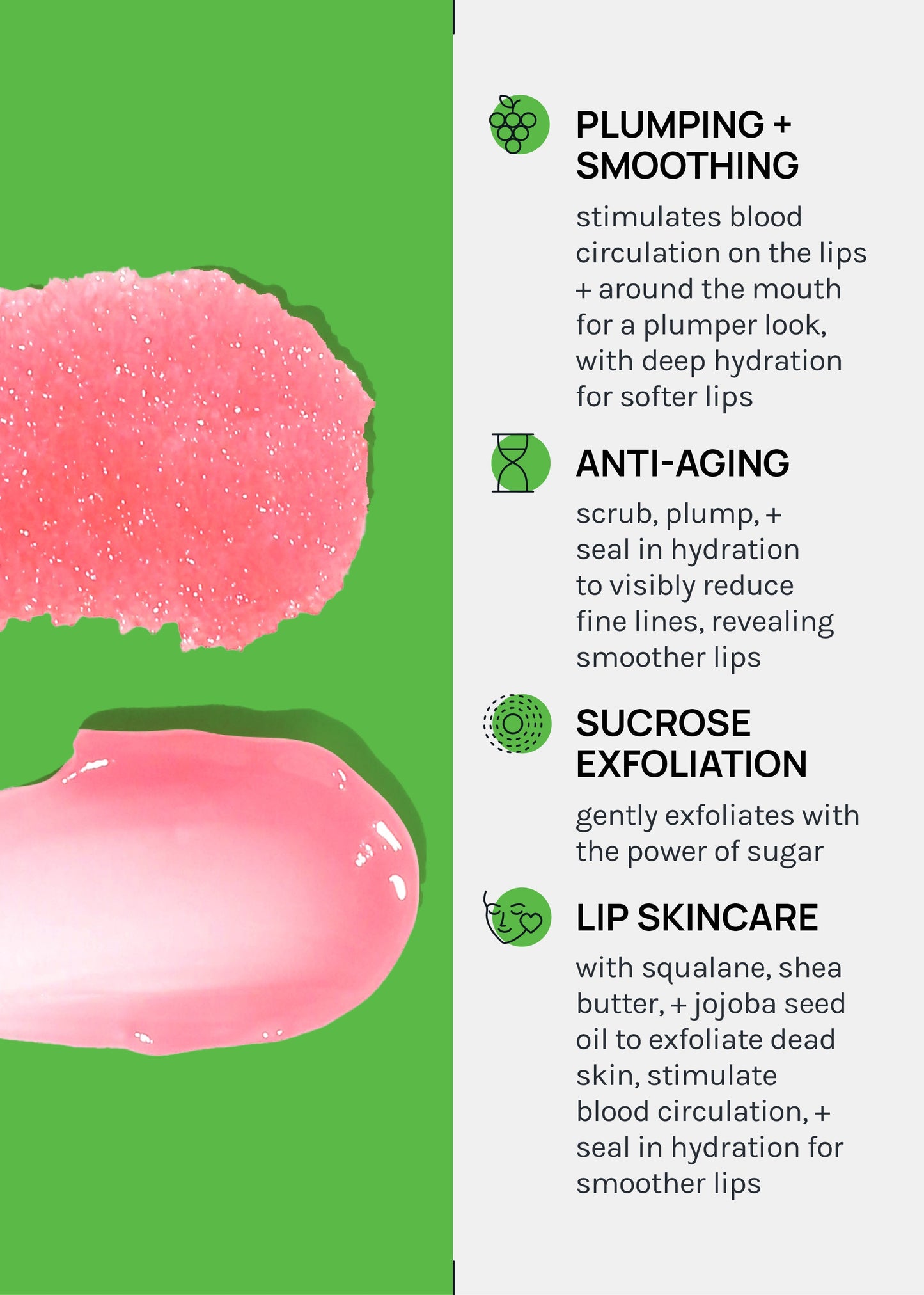 a2o Lab Sweet Pout Sugar Scrub + Jelly Lip Mask