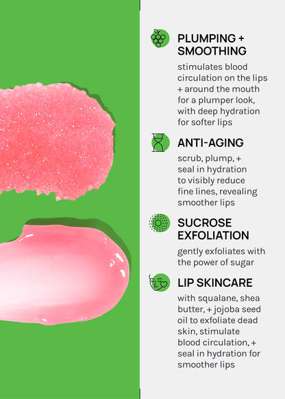 a2o Lab Sweet Pout Sugar Scrub + Jelly Lip Mask