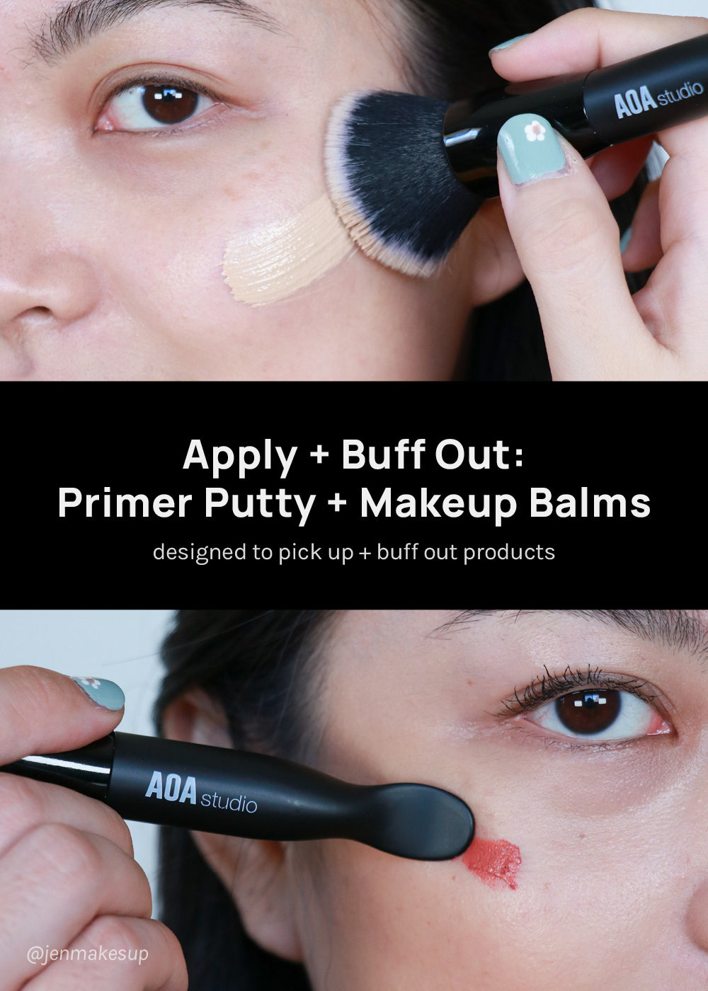 AOA Buffing Brush + Scoop
