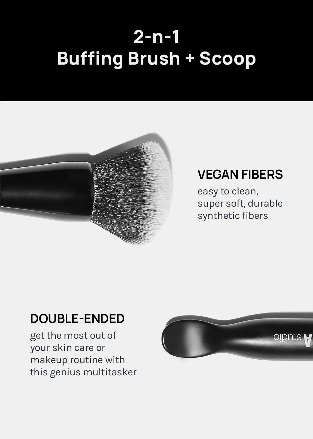 AOA Buffing Brush + Scoop