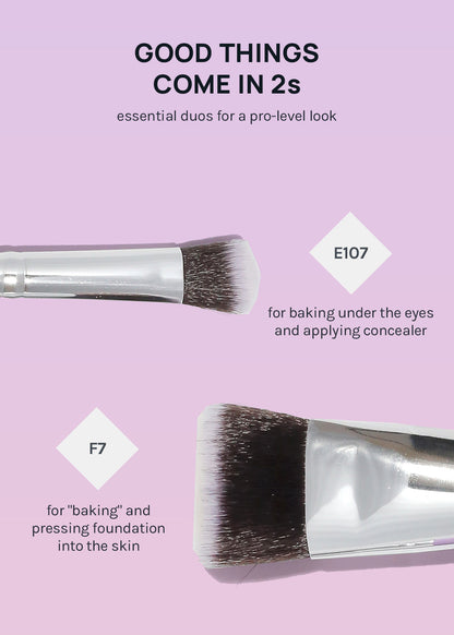 The F7 & E107 UltraViolet Brush Duo