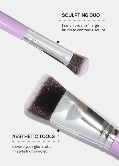 The F7 & E107 UltraViolet Brush Duo